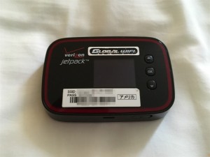 Global Wifiのモバイルルータ